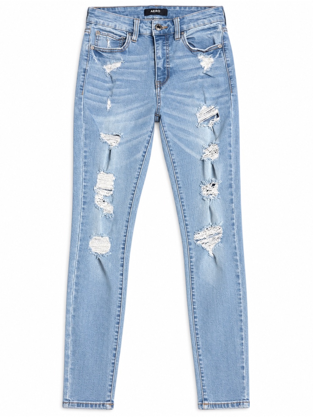 Aeropostale AERO High Rise Curvy Distressed Jeans – Women’s Size 4